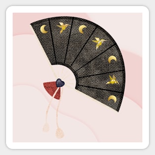 Jewelled Fan Sticker